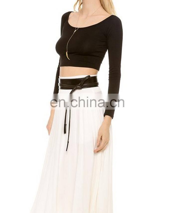 2016 New arrive ladies plain crop top