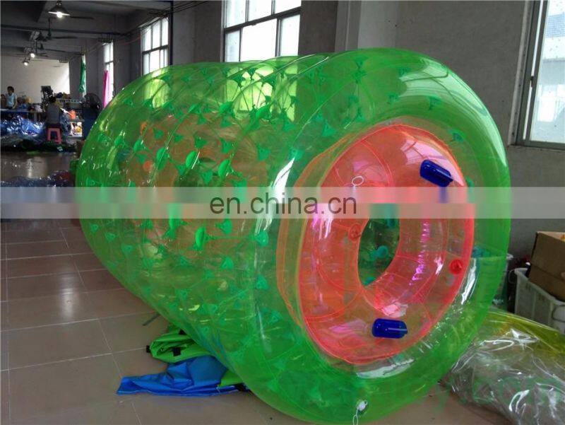 Cheap inflatable water roller inflatable roller wheel for adults