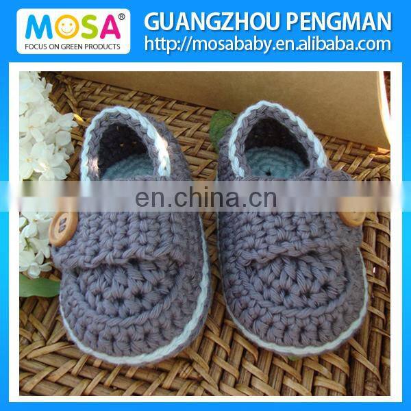 Wholesale Crochet Newborn Girl Mary Jane ,Baby Girl Pink Booties ,Baby Shoes