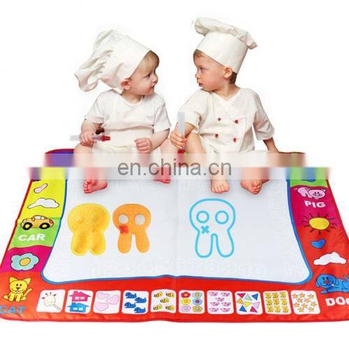 Dropshipping Children Rainbow Color Magic Doodle Water Drawing Mat with 2 Pen, Size: 80cm x 60cm