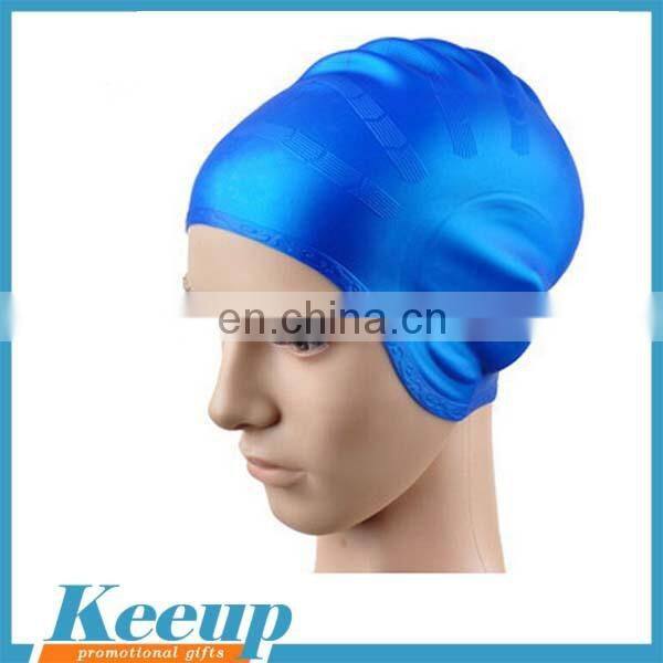Durable Stylish Sporty cool high quantity whosale cheap promotional waterproof silicone swim caps