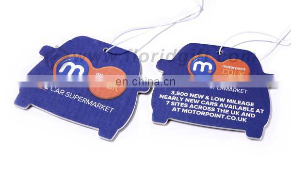 Advertising Promotional Logo Printed Paper Car Air Freshener
