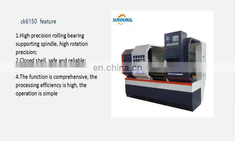 small specification 2axis china cnc lathe machine with price ck6150