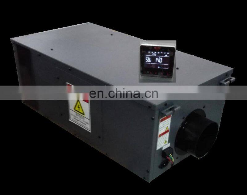 Home and commercial duct ceiling dehumidifier with fresh air inlet