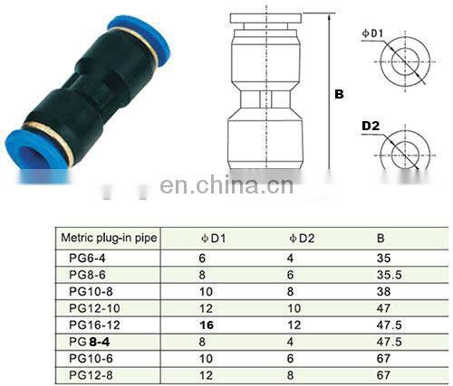 pipe joint 4mm pneumatic fittings and connectors
