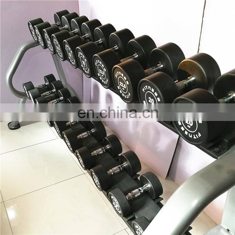 China Cheap High Quality PU Fixed Gym Dumbbell
