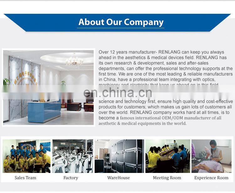 Renlang Beauty Machine Hair Removal IPL System / Tattoo Removal Nd Yag Laser / Skin Tightening RF System