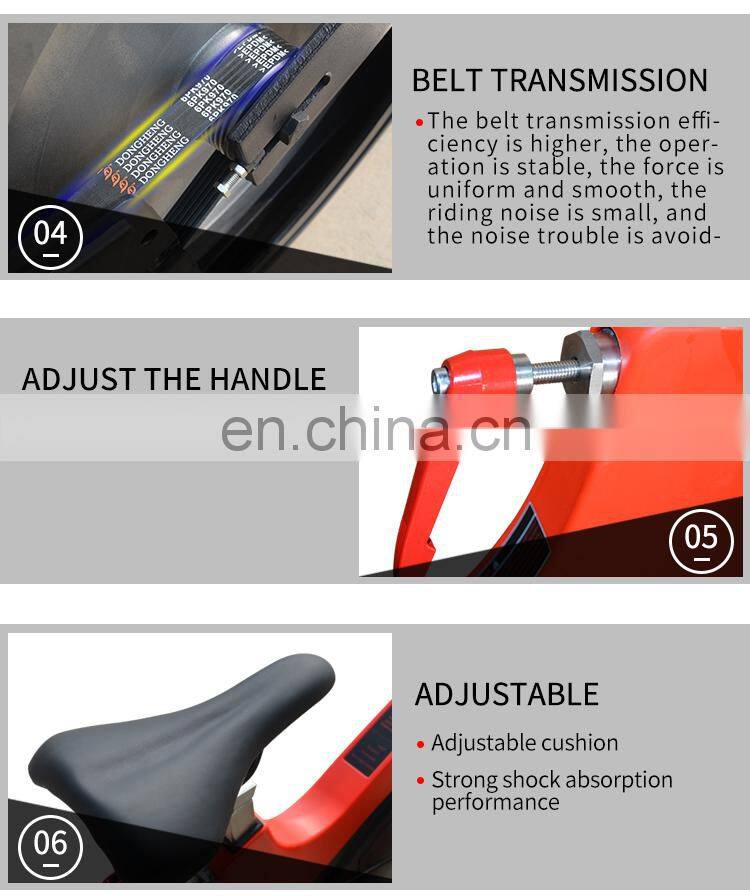 2019 Hot sale commercial exercise bike gym equipment Belt Cycling Bike