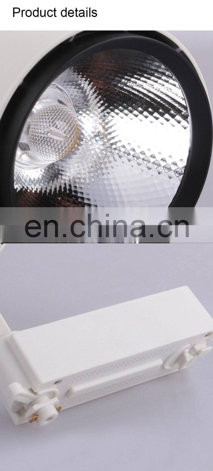 20w led track lighting system 85-265V Cool White rail lighting for shop