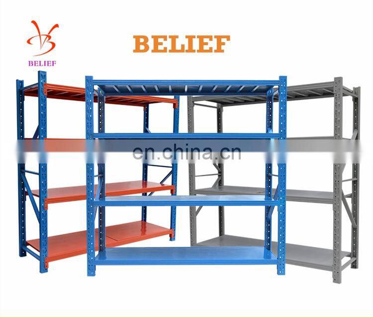 Adjustable Industrial Warehouse Storage Steel Rack Shelves
