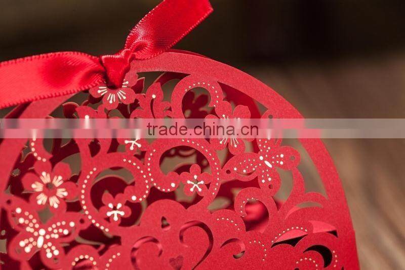 chinese traditional style custom wedding lovely paper candy box