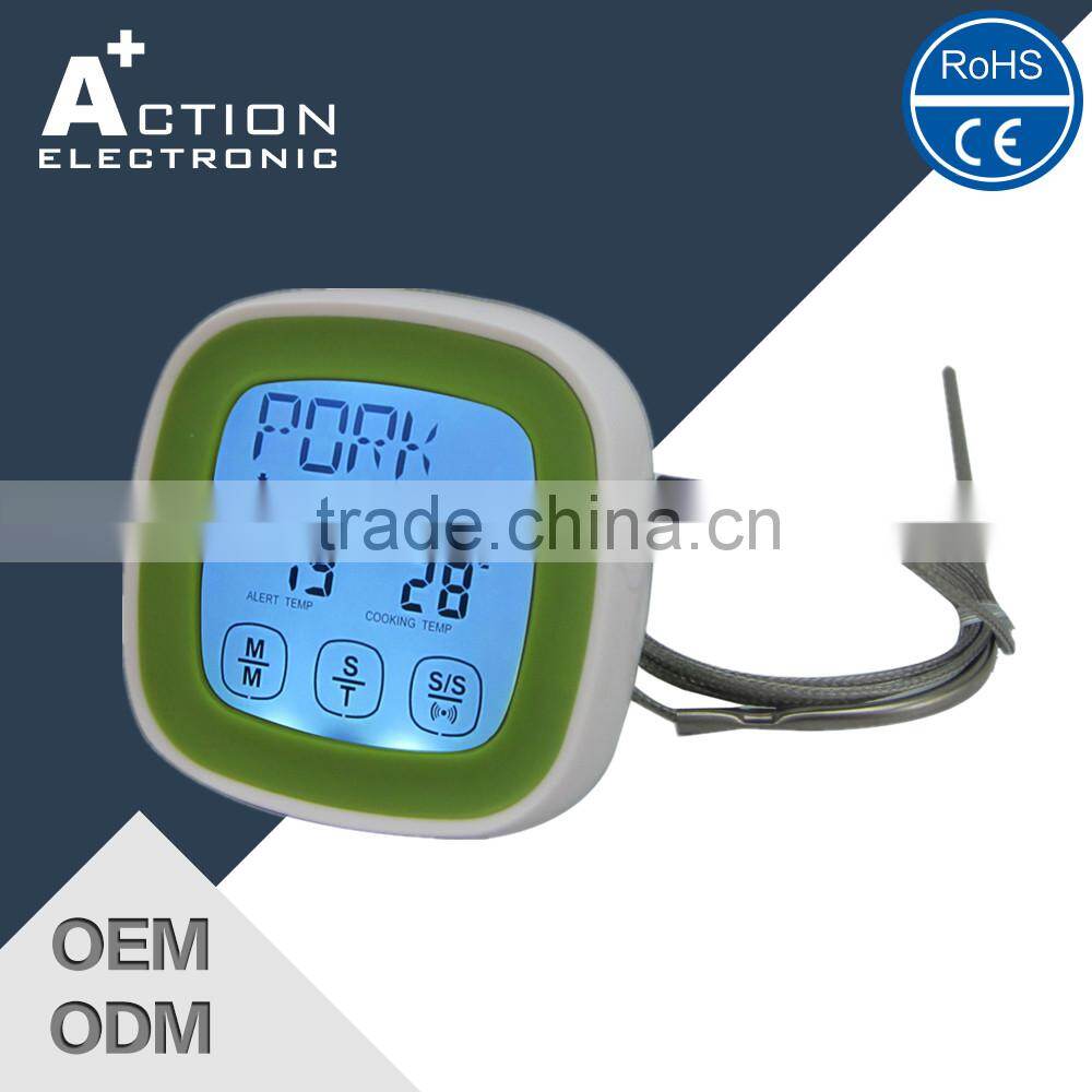 On Promotion Funny Colorful Bbq Sensor Thermometer