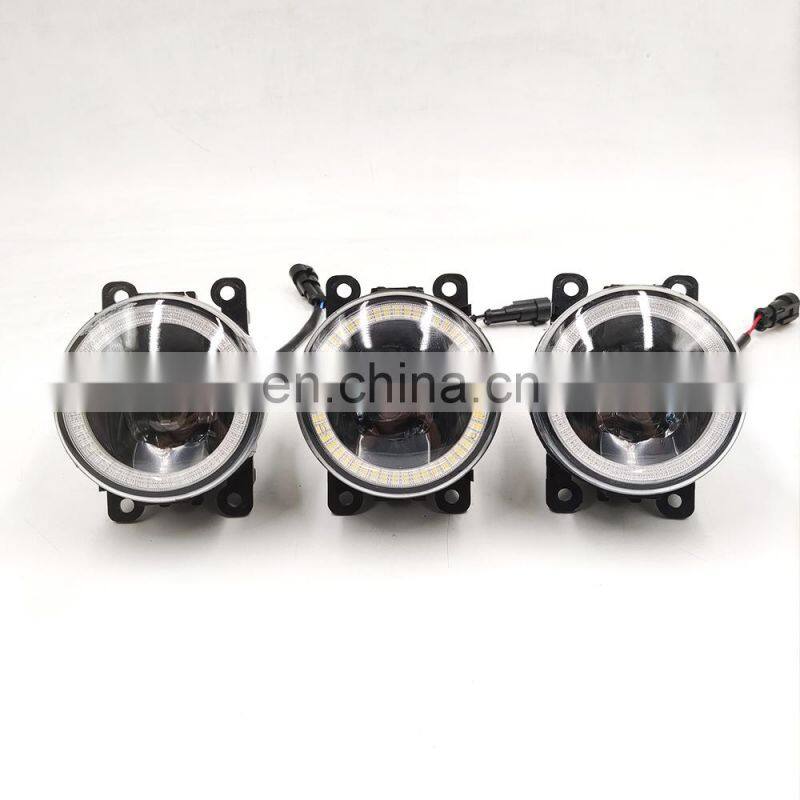 2 Functions For Subaru Legacy GT 2013 - 2016 Auto LED DRL Daytime Running Light Car Angel Eyes Fog Lamp Foglight