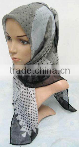 S901 clearance sale Dubai voile 1m*1m muslim scarf square scarf