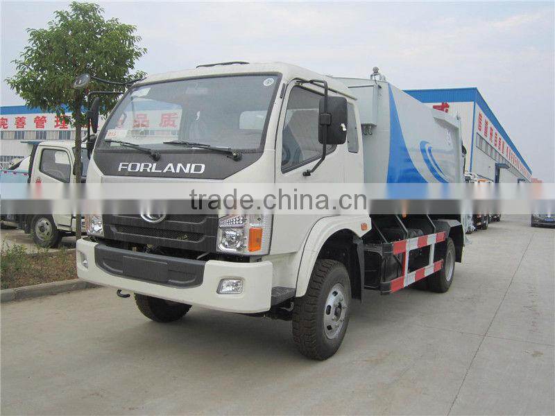 Forland 6m3 garbage truck compactor