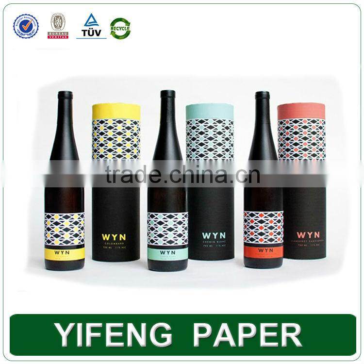 Luxury High Quality Color Printing Stamping Folding Wine Packaging Box