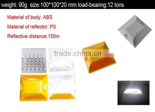 Durable Double Sides Customized 3M Reflector Plastic Road Studs