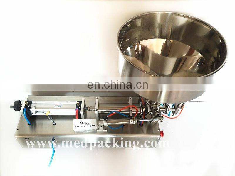 50-1000ml Single Head Cream Shampoo Filling Machine with Mixer