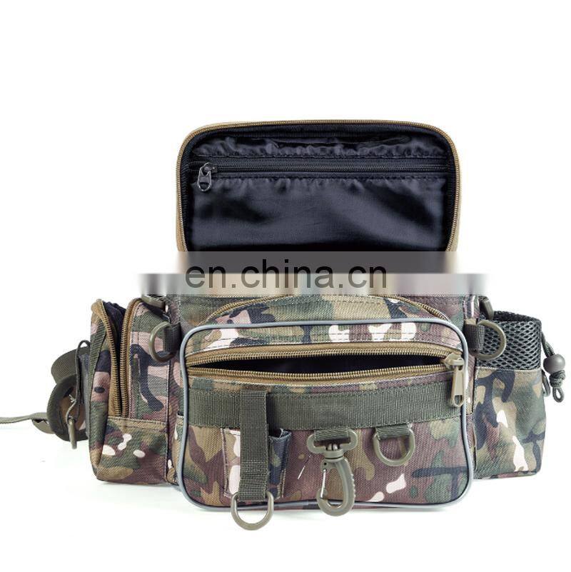 pesca vara Waterproof Single Shoulder Backpack Crossbody Messenger Sling Bags for Camping Hiking Cycling Fishing Tackle Bag