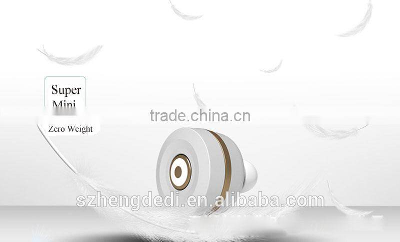 Invisible earpiece mini V4.0 bluetooth earphone made in China bluetooth headset