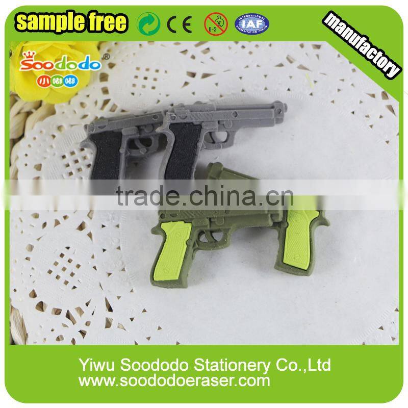 Cool Gun Pistol shape eraser toy gift for Boys