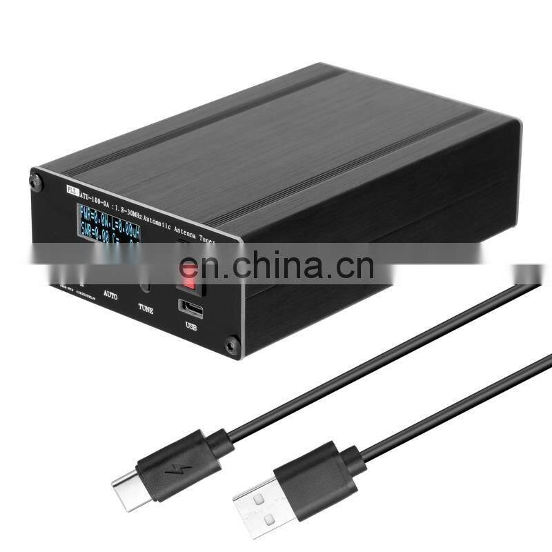 ATU-100-0A 1.8-30MHz Automatic Antenna Tuner with Aluminum Alloy Shell Upgraded Version For ATU-100