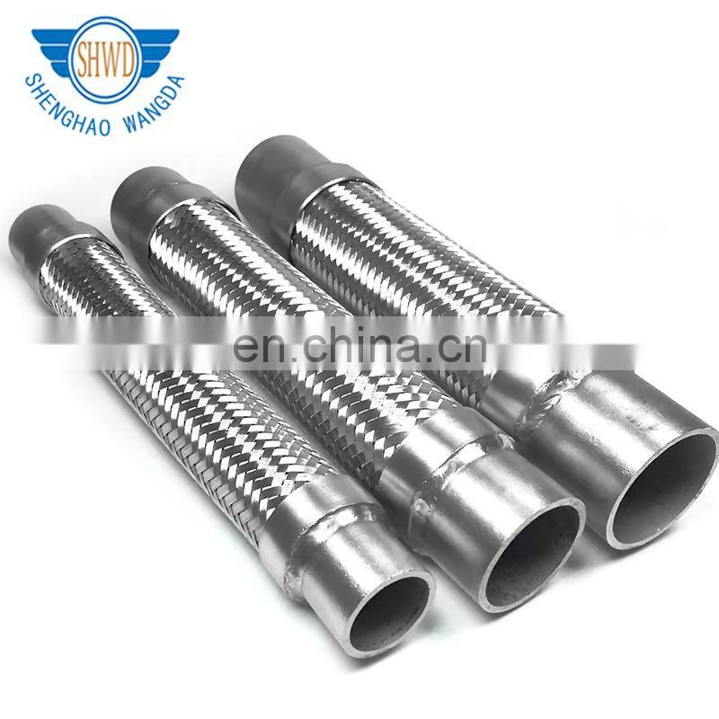 SS304/316  Flexible Braided Metal Weld Hose