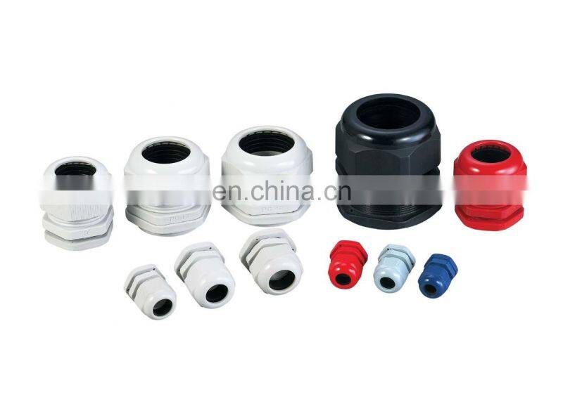 20mm Grey Nylon Cable Gland With Small Hole Cable Gland Used For Panel Enclosure