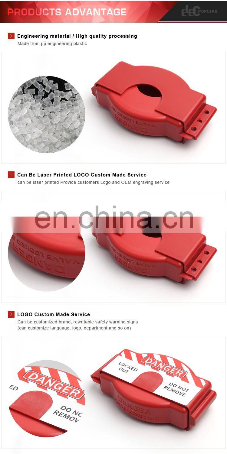 China Manufacture Resistant Temperature Durable Polypropylene Adjustable Gate Valve Lockout