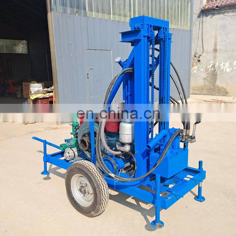 High Quality Diesel Drilling Rig / Hydraulic Water Well Drilling Rig