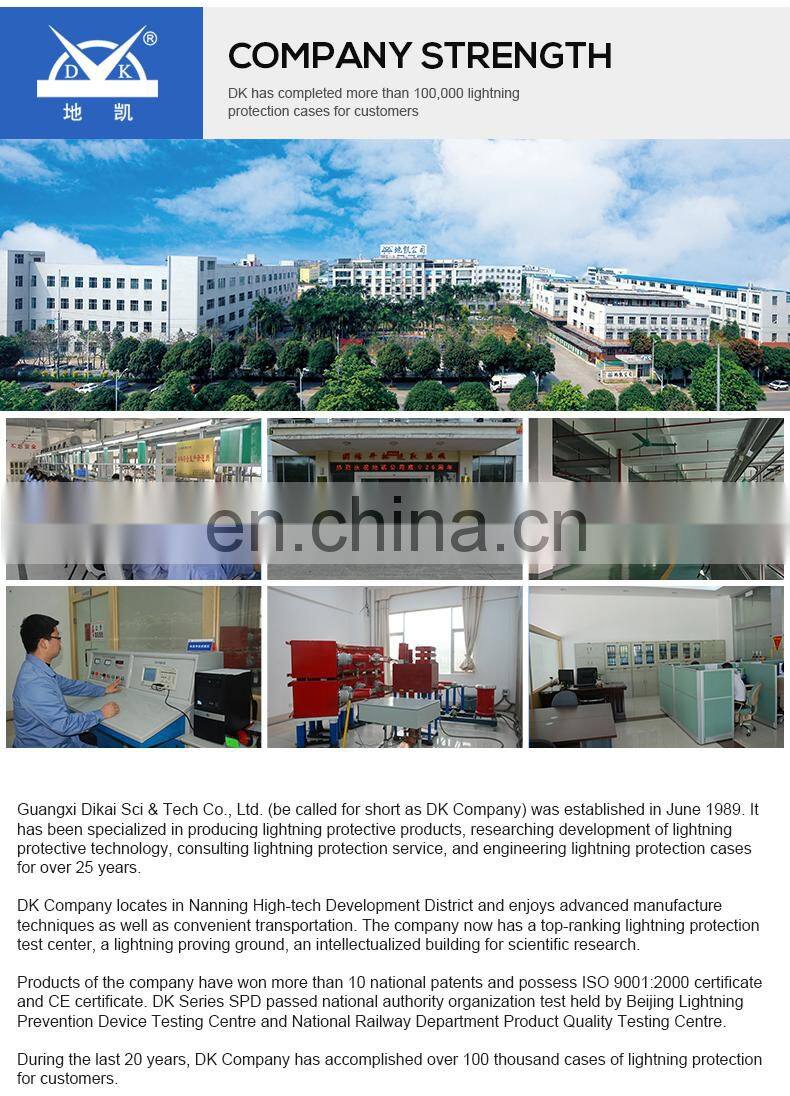 Factory video lightning arrester surge protector surveillance cameras network lightning protection device for wholesale