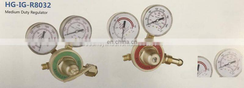 Single High industrial Pressure stage regulator , CO2/ Argon flow gauge flowmeter regulator