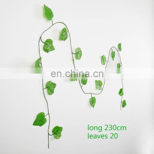 Green Silk Artificial Hanging Ivy Leaf Garland Plants Vine Leaves Diy For Home Decoration Garden Party Decor