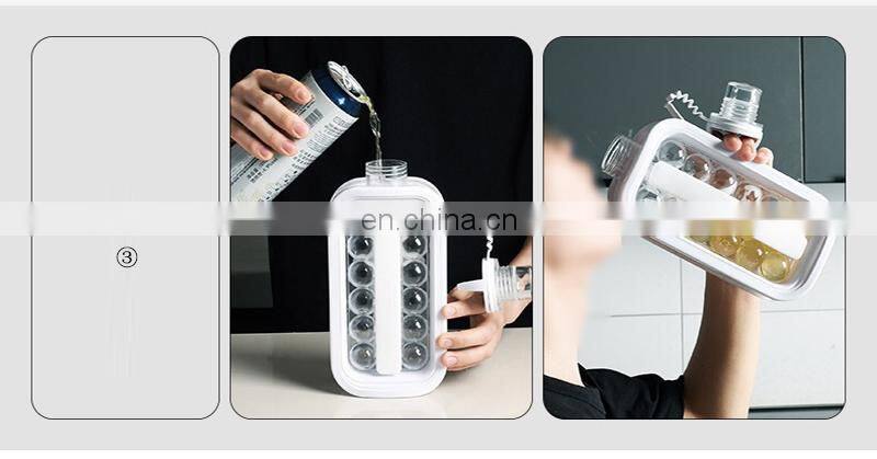 17 grids Ice Ball Kettle Ice Maker Mould with Lid Cube Mold Cubic Makers Container Trays