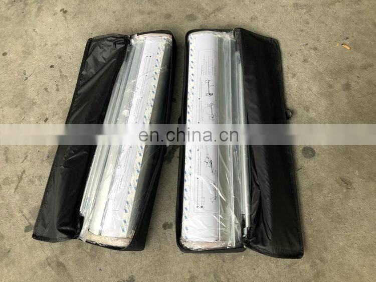 Luxury Wide base roll up banner stand (aluminum+Magnet cover,double oxford bag,electroplating cover)