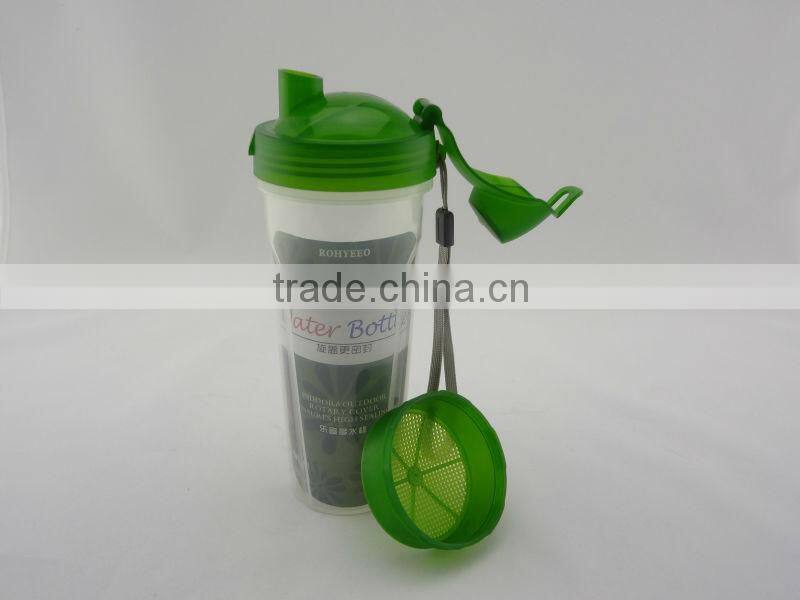 handle water bottle with screw top lid plastic