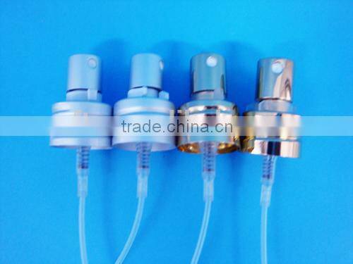 plastic UV silvery color lotion pump 28/410,24/410