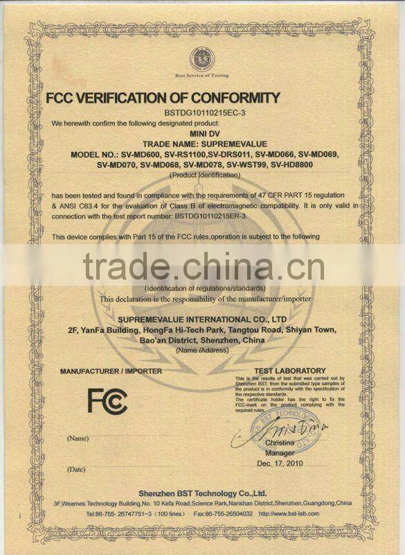 shockproof design 1080p police dash camera full hd with 4000 mAh Li-ion battery