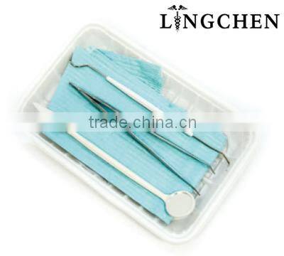 Supply Dental Disposable Package/Pallet,Forceps,Mirror,Probe Dental Bib