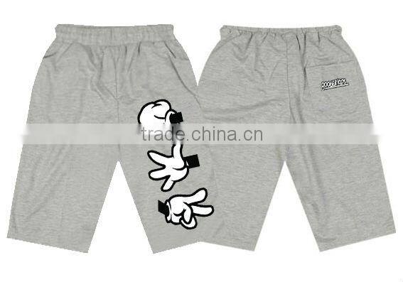 Summer hot elastic men short sweat pant