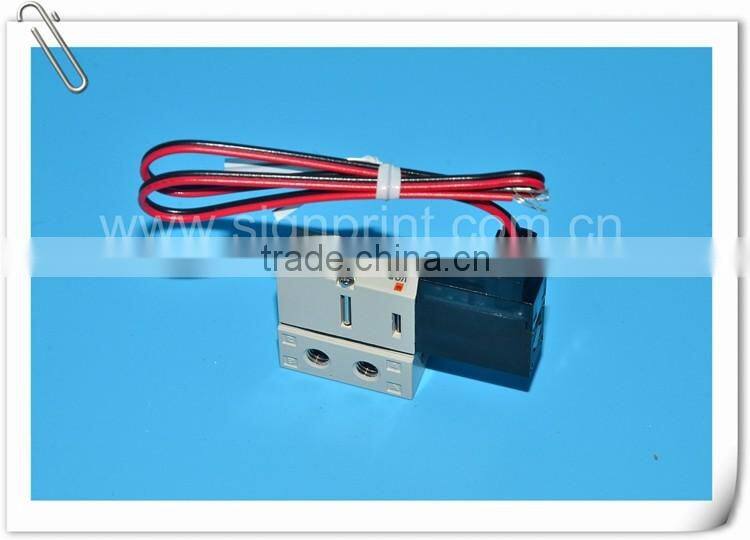SMC 4-way solenoid valve for Flora inkjet printer LJ 320P/PP 2512UV/PP 1816UV,wicolor solenoid valve