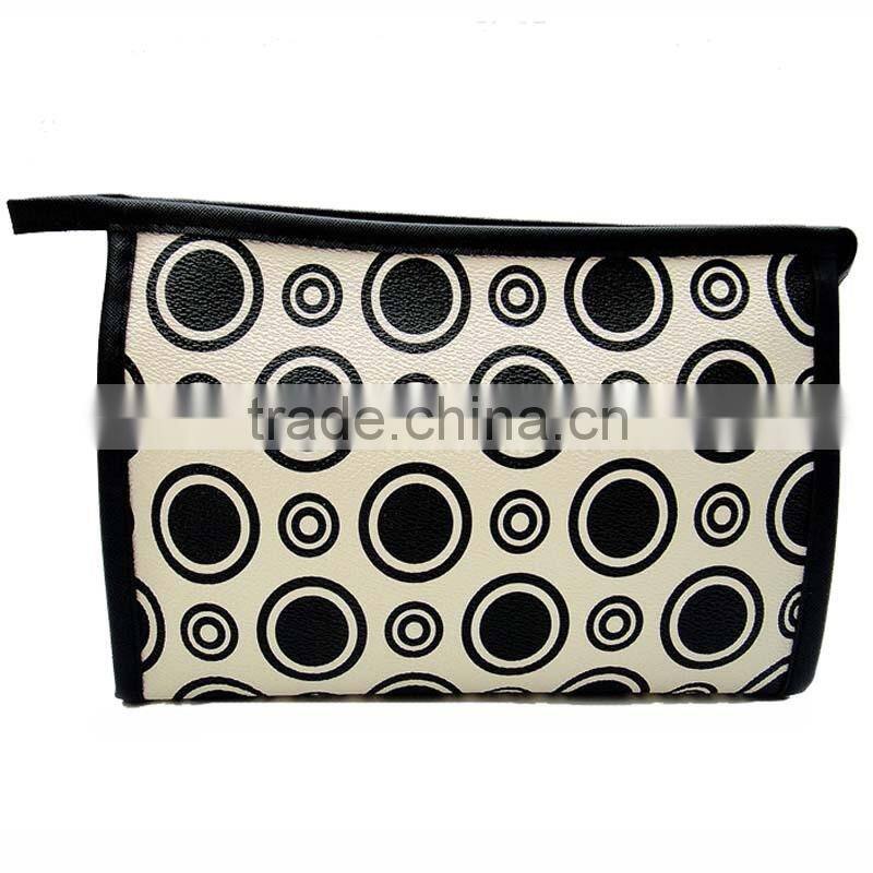 PU leather contents cases pouch toiletry zipper pen case cosmetic bag bags for sale