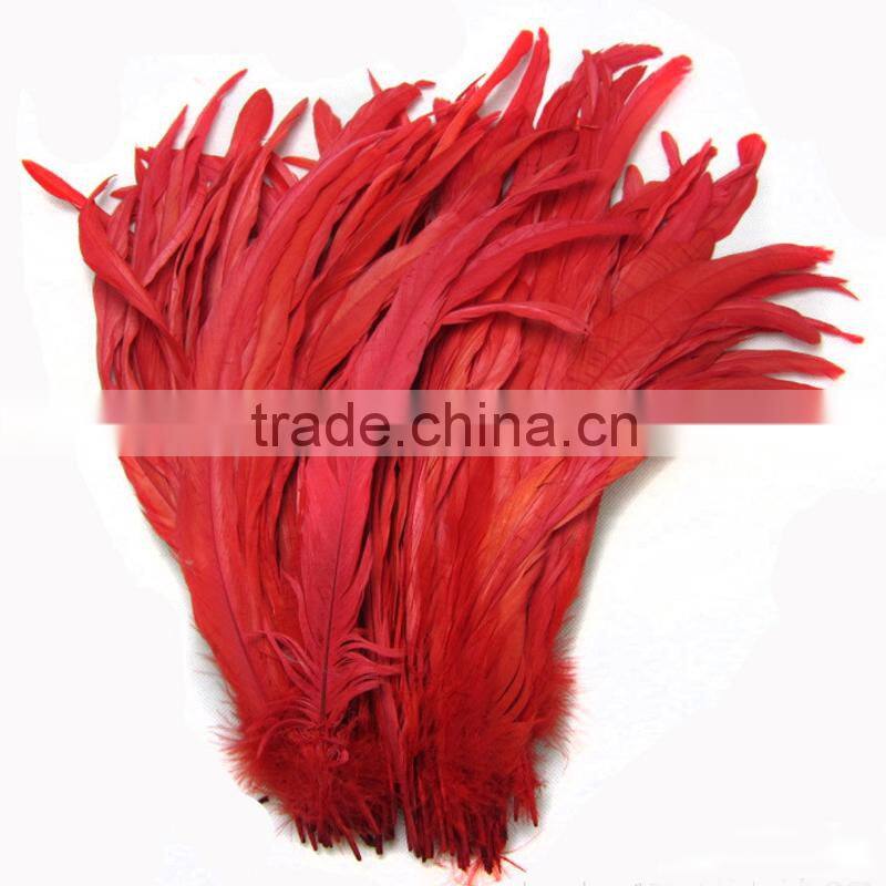 wholesale long rooster feathers price of chicken feather trims