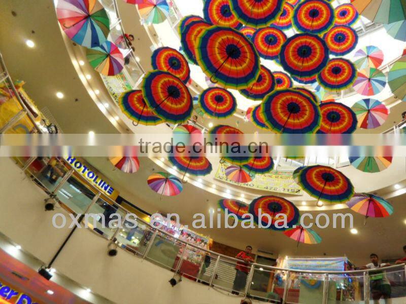 New design hotel /mall festival umbrella hang decoration