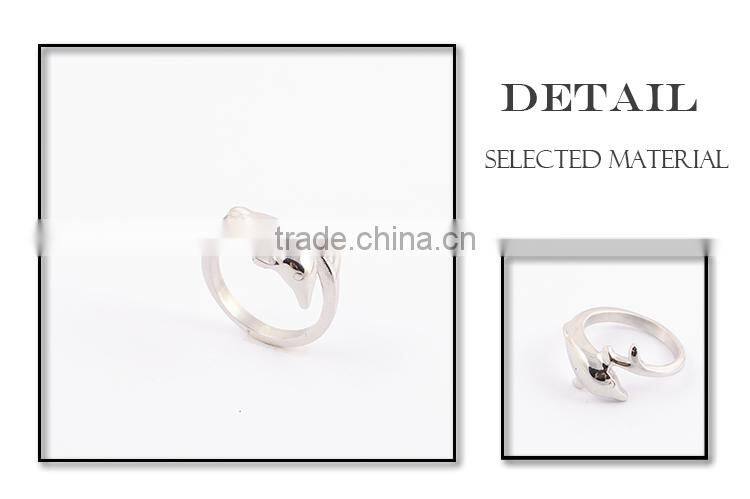 New products 2015 fashion jewelry silver ring animal ring