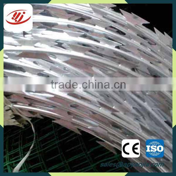 Cross Type Razor Barbed Wire Mesh