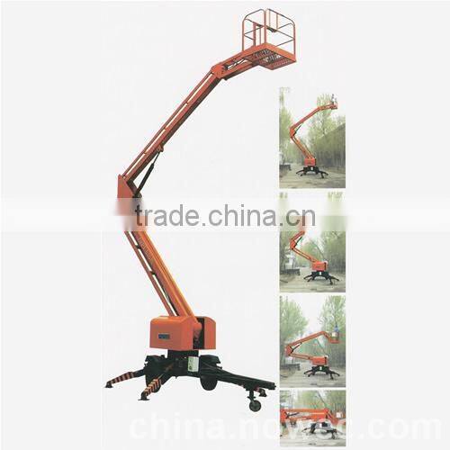12m, 2015 new hydraulic boom lift /light boom lifts /car lift /motorcycle lift