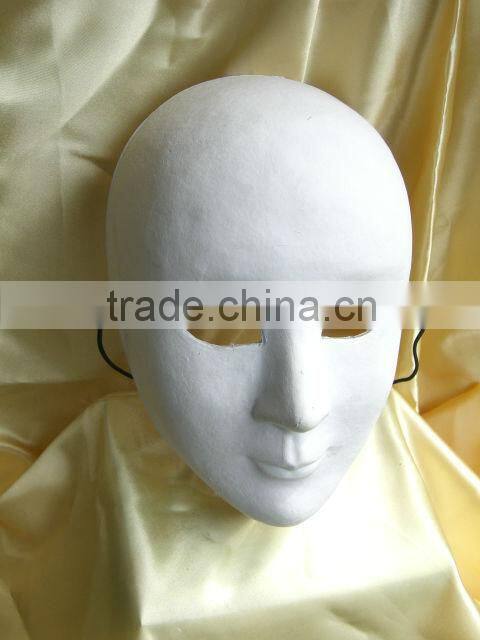 white mask blank DIY paint mask