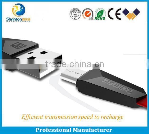 Top selling strongest TPE wire alien cable 2.1A fast charging USB cable and data cable for phone