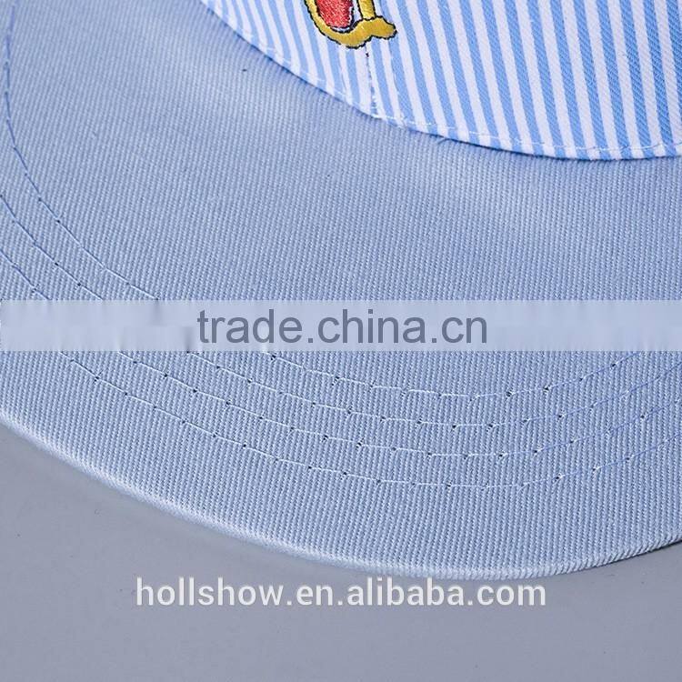 Cute Cartoon Duck Head Embroidery Male Female Plain Cheap Snapback Caps